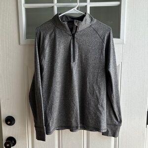 Charcoal Women's Half-Zip Sweatshirt